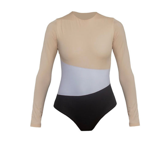 SARITA BLACK/BEIGE SET-  SWIM DUO