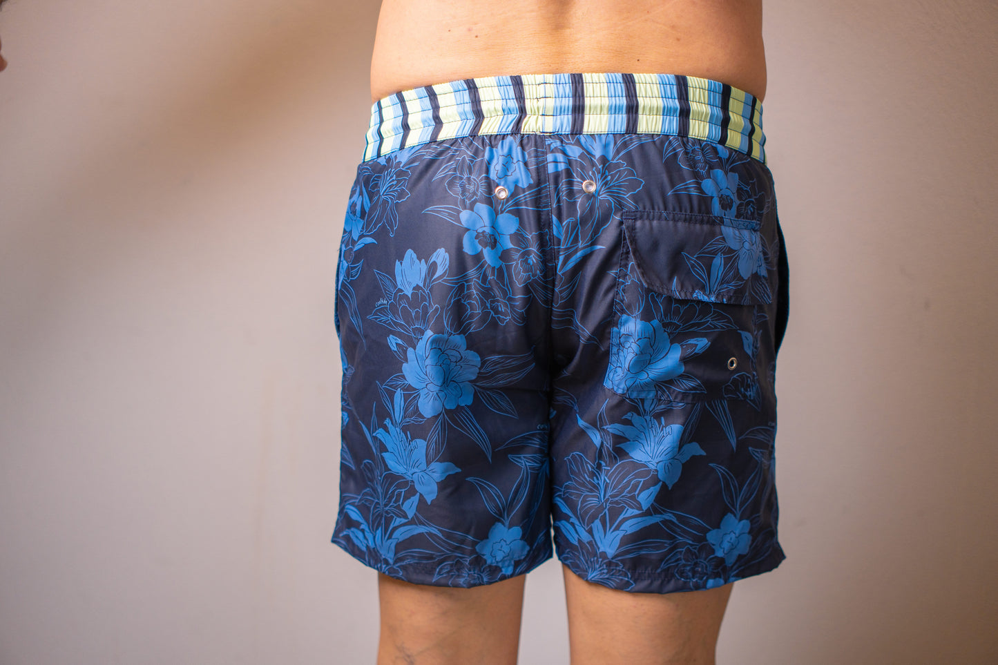 MEN BLOOM THE BLEU - SWIM TRUNK