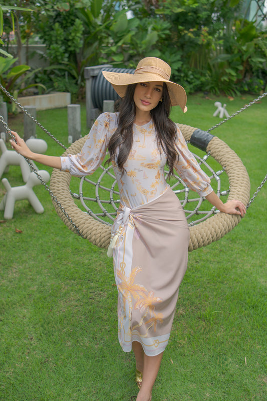 CAPE TOWN -SWIM DUO Puffy Sleeves