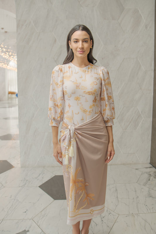 Cape town Bodysuit Puffy Sleeves