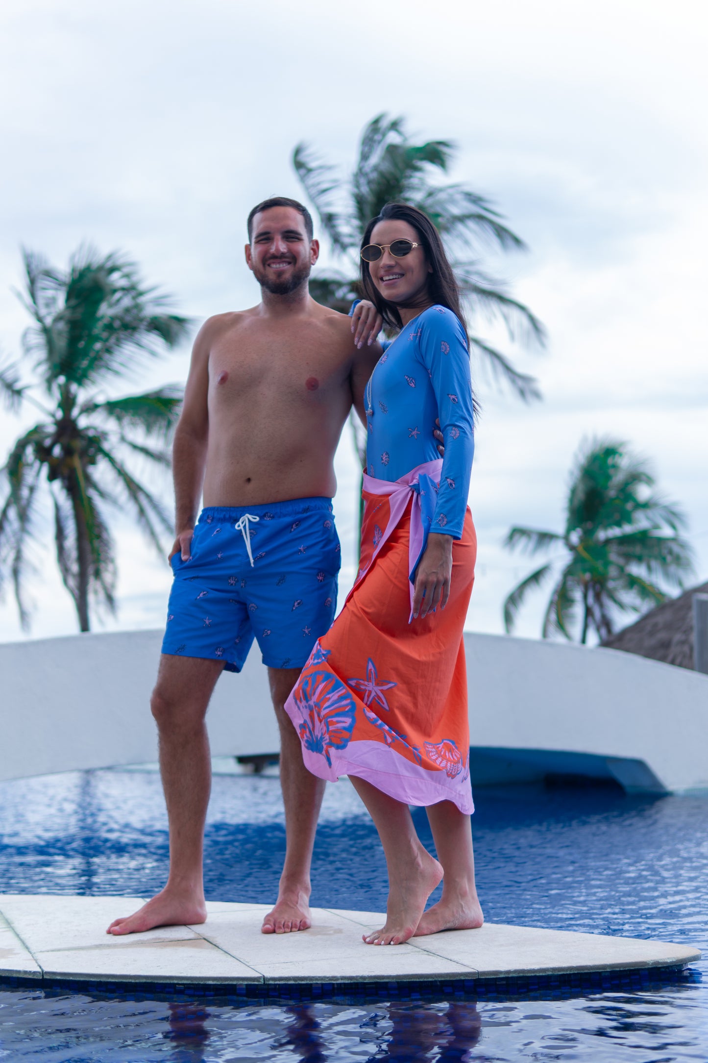 STELLA CORAL - MEN SWIM TRUNK