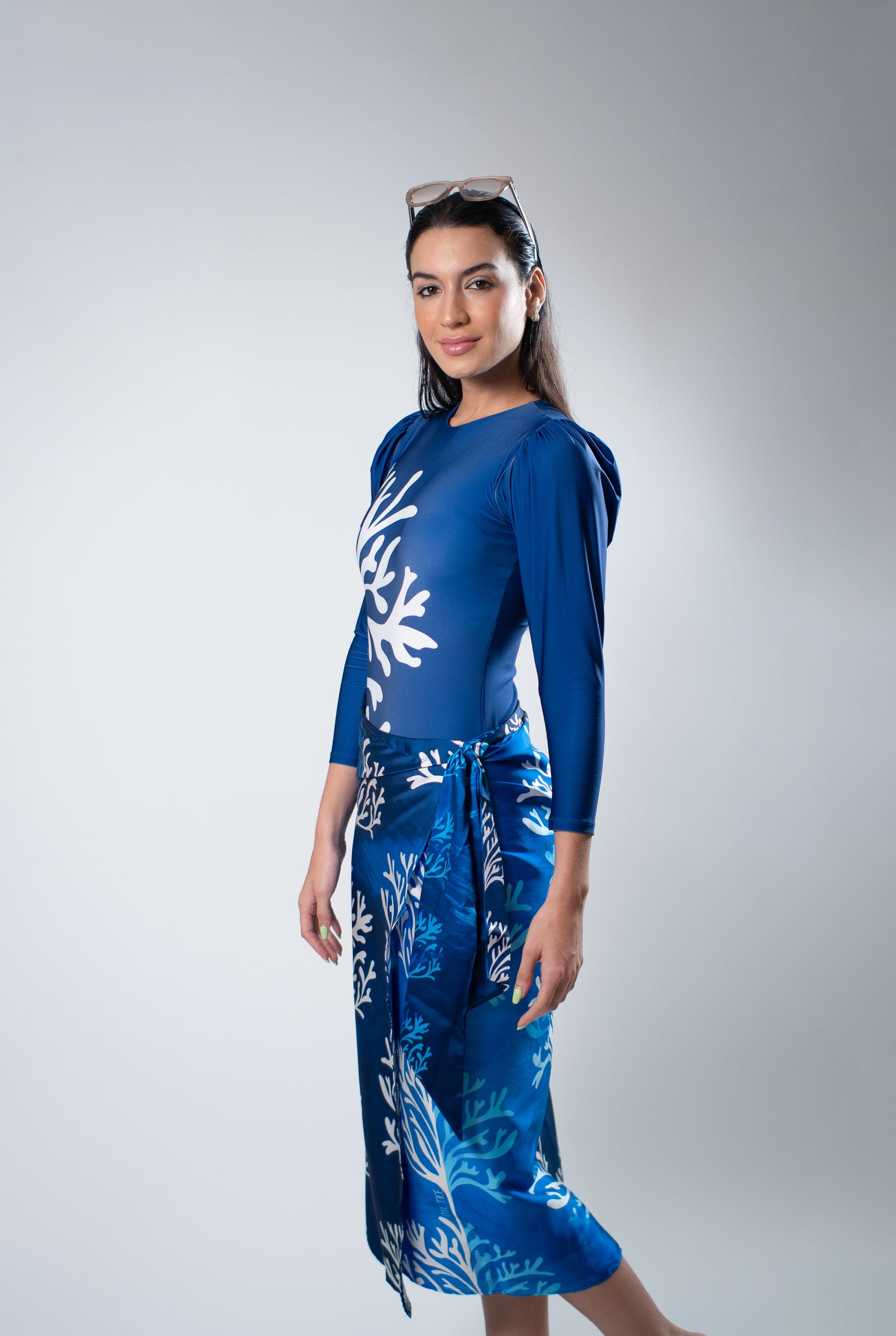 OCEAN WAVE BLUE SET - SWIM DUO