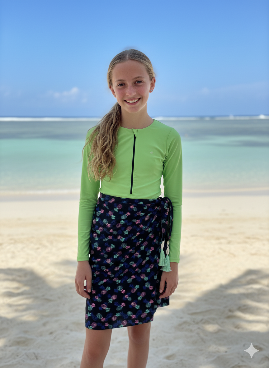 LEMON BLACK PINEAPPLE - LITTLE TIDERS - SWIM DUO