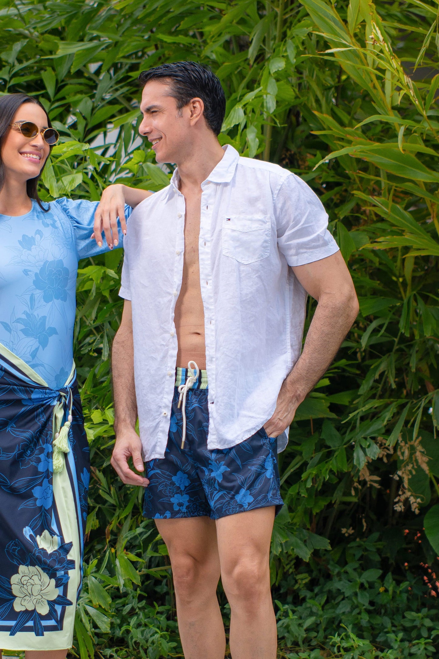 PUFFY BLOOM THE BLEU - SWIM DUO SET