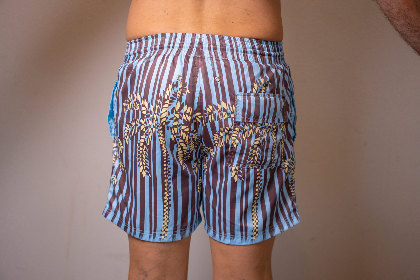 MEN CAFÉ PALM - SWIM TRUNK