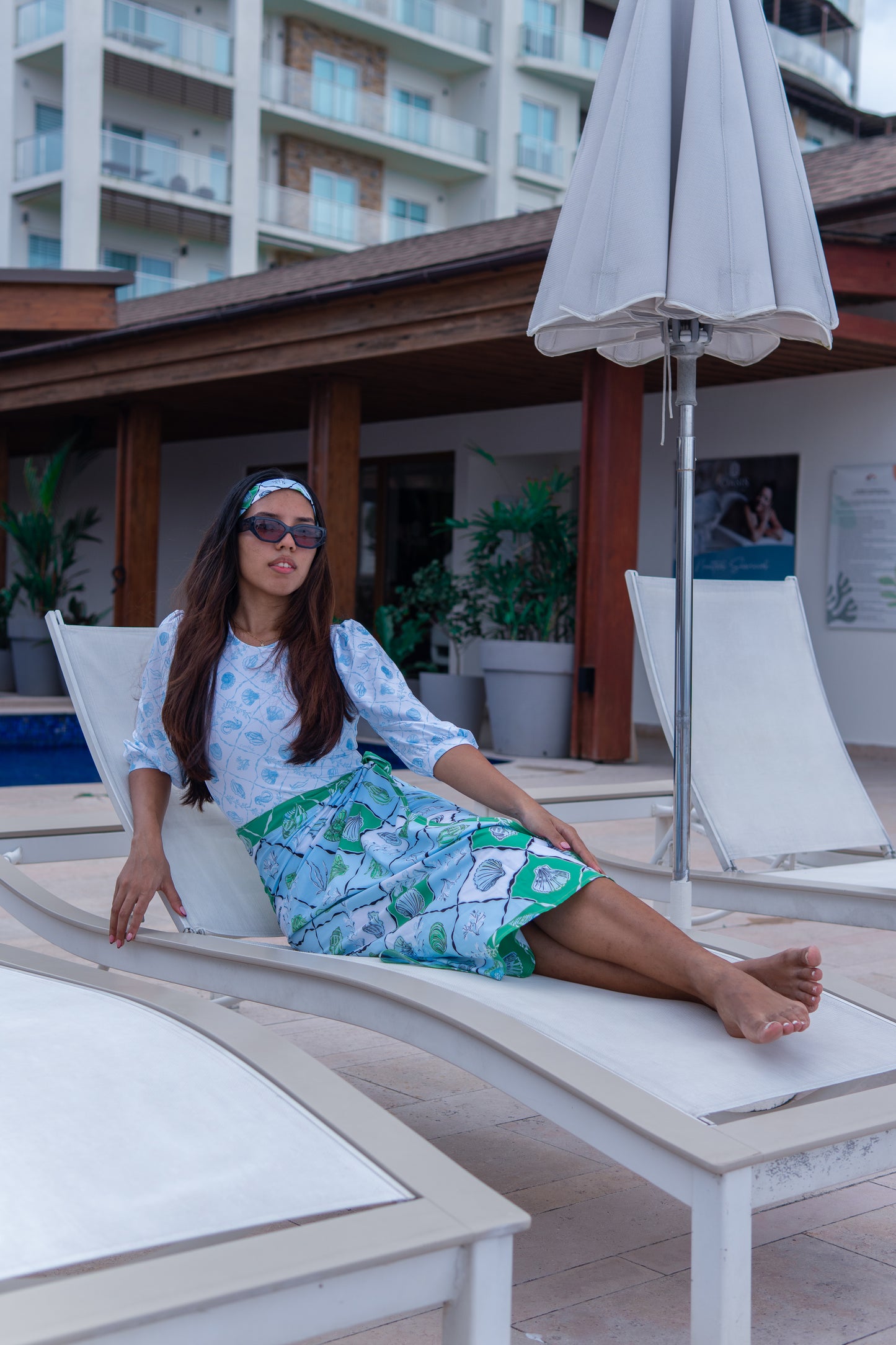 NAIA BLOOM PUFFY - SWIM DUO SET