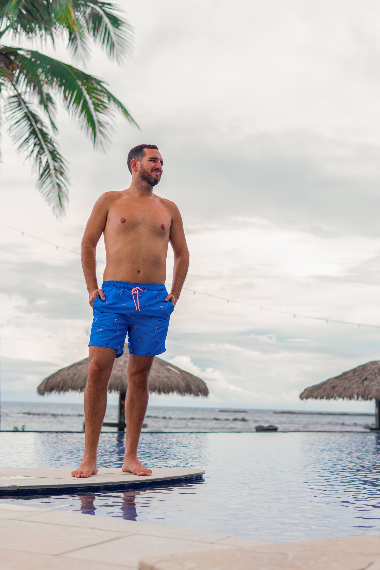 STELLA CORAL - MEN SWIM TRUNK