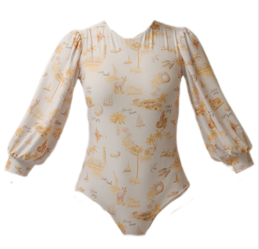 Cape town Bodysuit Puffy Sleeves