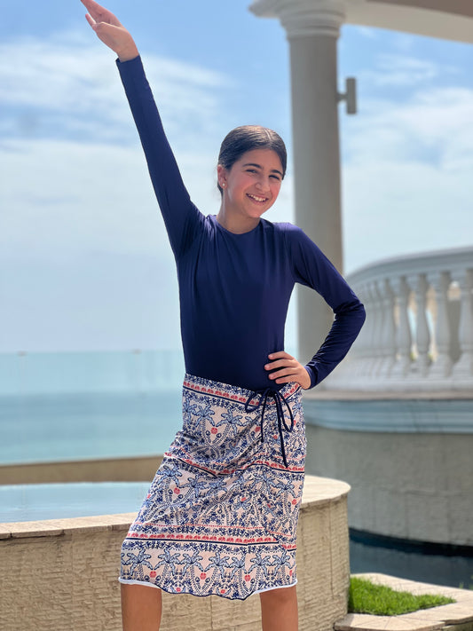 NAVY CREAM LITTLE TIDERS