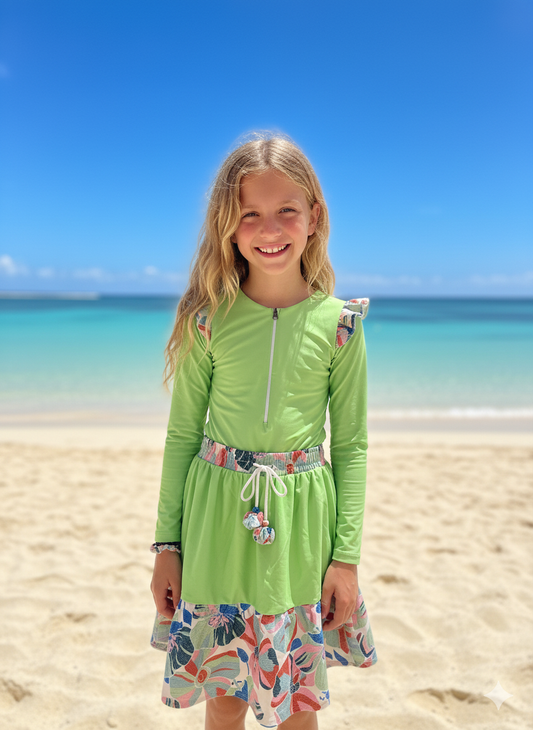 LEMON FLOWERS  - LITTLE TIDERS - SWIM DUO