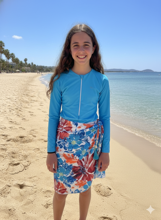 FLORAL ILUSION - LITTLE TIDERS - SWIM DUO